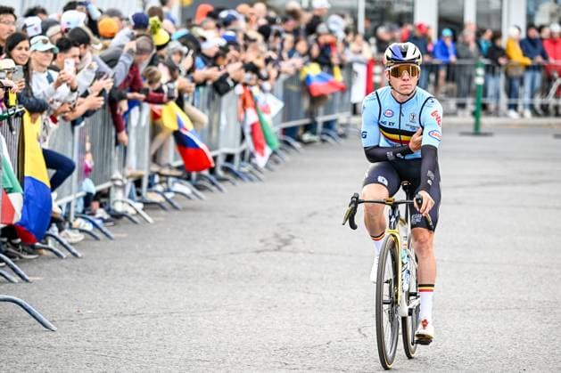 Belgian Remco Evenepoel pictured before the elite men Road Race race (273,7 km) at the cycling World Championship, WM, Weltmeisterschaft in Montreal, Canada, Sunday 27 September 2026. The UCI road world championships are taking place from 20 to 27 September, in Montreal, Canada. JASPERxJACOBS  x187977538x