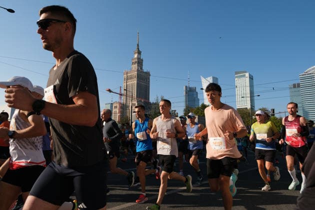 September 27, 2026, Warsaw, Masovian Voivodeship, Poland: Athletes run on Warsaw s streets during the 48th Warsaw Marathon. The race has been awarded the World Athletics Elite Label for the first time in its history and is part of the European Marathon Classics (EMC) series of races. Warsaw Poland - ZUMAk204 20260927_zip_k204_007 Copyright: xRomanxKozielx