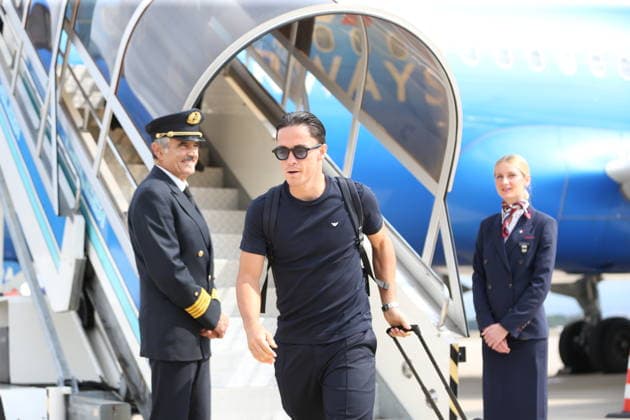 Italian National Football Team arrives in Bursa BURSA, TURKIYE - SEPTEMBER 27: Giacomo Raspadori of the Italian National Football Team arrives at Yenisehir Airport ahead of the upcoming UEFA Nations A League second match between Turkiye and Italy, in Bursa, Turkiye on September 27, 2026. Mustafa Bikec Anadolu Bursa Turkey. Editorial use only. Please get in touch for any other usage.  Copyright: x2026xAnadoluxMustafaxBikecx