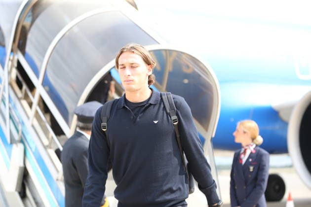 Italian National Football Team arrives in Bursa BURSA, TURKIYE - SEPTEMBER 27: Samuele Ricci of the Italian National Football Team arrives at Yenisehir Airport ahead of the upcoming UEFA Nations A League second match between Turkiye and Italy, in Bursa, Turkiye on September 27, 2026. Mustafa Bikec Anadolu Bursa Turkey. Editorial use only. Please get in touch for any other usage.  Copyright: x2026xAnadoluxMustafaxBikecx
