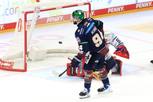 September 27, 2026, GER, DEU, Germany, 3-0 by Liam Kirk, Eisbären Berlin 94, Andreas Jenike, Iserlohn Roosters 92, nordphoto GmbH, Engler, Berlin, Uber Arena Berlin, Germany Copyright: xNordphotox xEnglerx