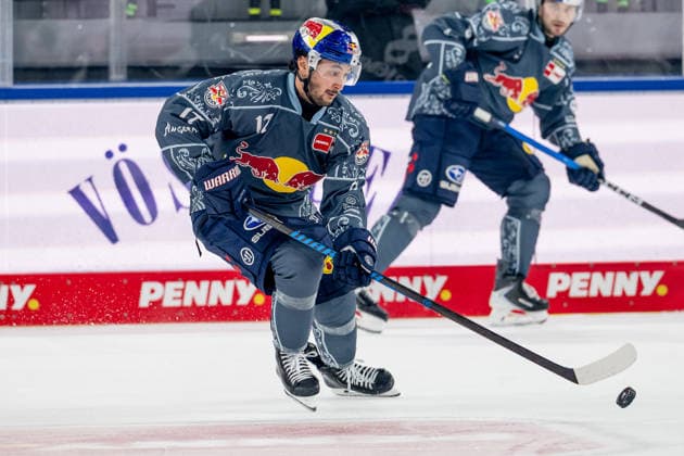 Taro Hirose, EHC Red Bull Munich, 17 GER, EHC Red Bull Munich vs. Löwen Frankfurt, Ice Hockey, DEL, 2026–2027 Season, Matchday 4, September 27, 2026. Photo: HMB Media, Heike Feiner Copyright: HMBxMedia HeikexFeiner