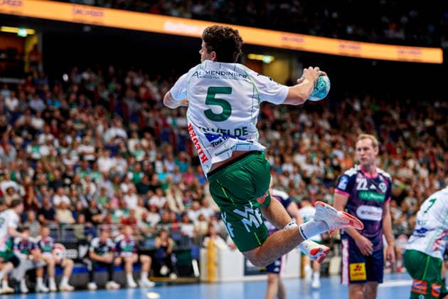 Rutger Ten Velde FRISCH AUF Goeppingen 5 TSV Hannover Burgdorf vs. FRISCH AUF Goeppingen, Handball Bundesliga, HBL, 2026–2027 season, September 27, 2026 Press photo by Jan Frederic Helbig TSV Hannover Burgdorf vs. FRISCH AUF Goeppingen, Handball Bundesliga, HBL, ZAG Arena, Opel Handball Bundesliga, 2026–2027 season, September 27, 2026, Hannover Copyright: xEibner-Pressefoto Jan-FredericxHx EP_JHG