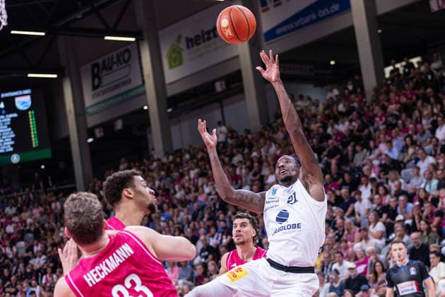easyCredit Basketball Bundesliga, Telekom Baskets Bonn vs. Syntainics MBC, September 27, 2026 Kris Clyburn SYNTAINICS MBC 21 artistic easyCredit Basketball Bundesliga, Telekom Baskets Bonn vs. Syntainics MBC, September 27, 2026, Telekom Dome Bonn Copyright: xBEAUTIFULxSPORTS Derixx