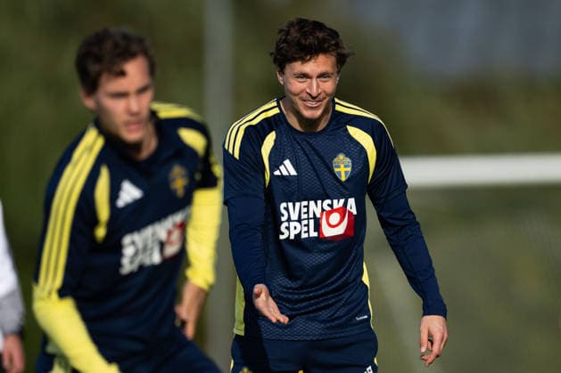 September 27, 2026: Victor Nilsson Lindelöf of the Swedish men’s national soccer team at a training session on September 27, 2026 in Stockholm. Photo by Emma Wallskog. BILDBYRAN code EW EW0711 soccer football fotball Nations League UEFA Nations League training practice Sweden Sweden Sweden A BBENG  Copyright: EMMAxWALLSKOG BB260927EW021