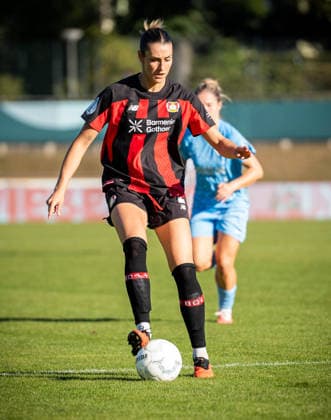 DFB Cup: FC Viktoria Berlin vs. Bayer 04 Leverkusen Berlin, September 27, 2026 DFB Women s Cup Selina OSTERMEIER Bayer 04 Leverkusen 2 during the match between FC Viktoria Berlin and Bayer 04 Leverkusen at Lichterfelde Stadium on September 27, 2026, in Berlin, Germany Copyright: xBEAUTIFULxSPORTS Kuehnx