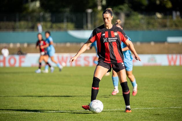 DFB Cup: FC Viktoria Berlin vs. Bayer 04 Leverkusen Berlin, September 27, 2026 DFB Women s Cup Selina OSTERMEIER Bayer 04 Leverkusen 2 during the match between FC Viktoria Berlin and Bayer 04 Leverkusen at Lichterfelde Stadium on September 27, 2026, in Berlin, Germany Copyright: xBEAUTIFULxSPORTS Kuehnx