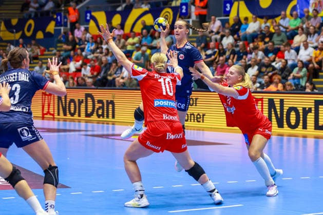 Handball EHF Euro Cup Final: Norway vs. Denmark, Bucharest, September 27, 2026. Henny Ella Reistad before the final of the EHF Euro Cup between Norway and Denmark. Photo by Nikola Krstic, NTB, Bucharest, Romania. FOR EDITORIAL USE ONLY. RESTRICTED USE FOR BETTING COMPANIES.  Copyright: xNikolaxKrsticx xNTBx