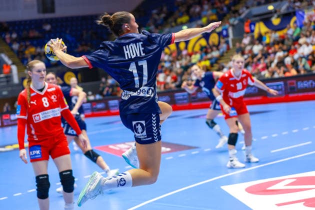 Handball EHF Euro Cup Final: Norway vs. Denmark, Bucharest, September 27, 2026. Henny Ella Reistad before the EHF Euro Cup final between Norway and Denmark. Photo by Nikola Krstic, NTB, Bucharest, Romania. EDITORIAL USE ONLY. RESTRICTED USE FOR BETTING COMPANIES.  Copyright: xNikolaxKrsticx xNTBx