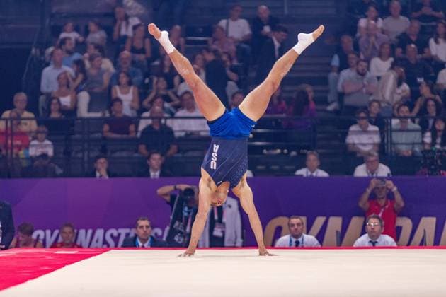 September 27, 2026, Paris, Paris, France: September 27, 2026, Paris, France: Crew Bold of the USA during the final af the floor at Gym Paris in the AccorArena. Paris France - ZUMAp284 20260927_zip_p284_037 Copyright: xMickaelxPintax
