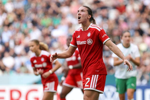 Vanessa Gilles of FC Bayern Munich gestures during the DFB Women s Cup match between Borussia Mönchengladbach and FC Bayern Munich at ista Borussia Park on September 27, 2026, in Mönchengladbach, Germany Photo by Oliver Kaelke DeFodi Images Vanessa Gilles of FC Bayern Munich gestures during the DFB Women’s Cup match between Borussia Mönchengladbach and FC Bayern Munich at ista Borussia Park on September 27, 2026 in Mönchengladbach, Germany. Photo by Oliver Kaelke, DeFodi Images. DFB and DFL regulations prohibit any use of photographs as image sequences and or quasi-video. Photo by Oliver Kaelke, DeFodi Images.