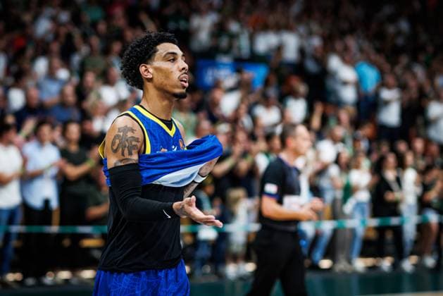 Terrence Edwards, Science City Jena, grief, disappointment, emotions; Vet Concept Gladiators Trier vs. Science City Jena, basketball, easyCredit BBL, Matchday 2, 2026–2027 season, September 27, 2026, Vet Concept Gladiators Trier vs. Science City Jena, Basketball, easyCredit BBL, Matchday 2, 2026–2027 season, September 27, 2026 Copyright: xEibnerxPressefotox EP_ANS