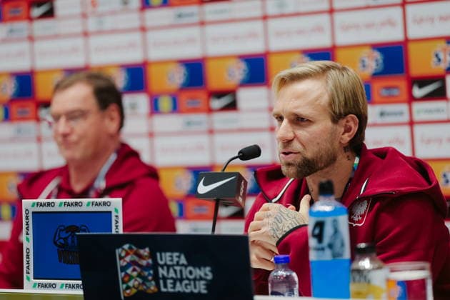 27.09.2026 SZTOKHOLM, STRAWBERRY ARENA PILKA NOZNA (FOOTBALL) LIGA NARODOW UEFA 2026 - DYWIZJA B ( UEFA NATIONAL LEAGUE 2026 - DIVISION B ) KONFERENCJA PRASOWA I TRENING REPREZENTACJI POLSKI NZ TYMOTEUSZ PUCHACZ FOTO LUKASZ GROCHALA CYFRASPORT NEWSPIX.PL --- newspix.pl 
