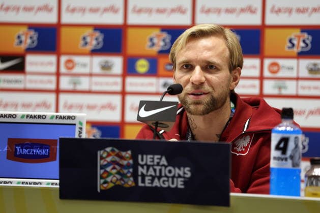 SZTOKHOLM 27.09.2026 KONFERENCJA PRASOWA REPREZENTACJI POLSKI --- POLISH FOOTBALL national team, Nationalteam press conference, PK, Pressekonferenz IN STOCKHOLM TYMOTEUSZ PUCHACZ FOT. PIOTR KUCZA FOTOPYK NEWSPIX.PL --- newspix.pl