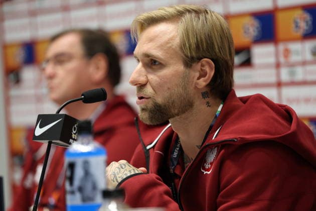 SZTOKHOLM 27.09.2026 KONFERENCJA PRASOWA REPREZENTACJI POLSKI --- POLISH FOOTBALL national team, Nationalteam press conference, PK, Pressekonferenz IN STOCKHOLM TYMOTEUSZ PUCHACZ FOT. PIOTR KUCZA FOTOPYK NEWSPIX.PL --- newspix.pl