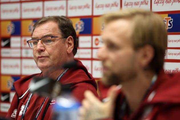 SZTOKHOLM 27.09.2026 KONFERENCJA PRASOWA REPREZENTACJI POLSKI --- POLISH FOOTBALL national team, Nationalteam press conference, PK, Pressekonferenz IN STOCKHOLM JAN URBAN TYMOTEUSZ PUCHACZ FOT. PIOTR KUCZA FOTOPYK NEWSPIX.PL --- newspix.pl
