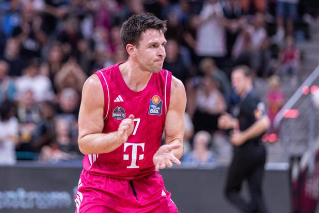 easyCredit Basketball Bundesliga, Telekom Baskets Bonn vs. Syntainics MBC, September 27, 2026 Grayson Murphy of Telekom Baskets Bonn 7 fires himself up easyCredit Basketball Bundesliga, Telekom Baskets Bonn vs. Syntainics MBC, September 27, 2026, Telekom Dome Bonn Copyright: xBEAUTIFULxSPORTS Derixx