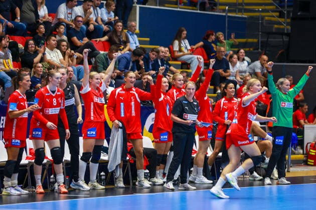 Handball EHF Euro Cup Final: Norway vs. Denmark, Bucharest, September 27, 2026. Henny Ella Reistad before the final of the EHF Euro Cup between Norway and Denmark. Photo by Nikola Krstic, NTB, Bucharest, Romania. FOR EDITORIAL USE ONLY. RESTRICTED USE FOR BETTING COMPANIES.  Copyright: xNikolaxKrsticx xNTBx
