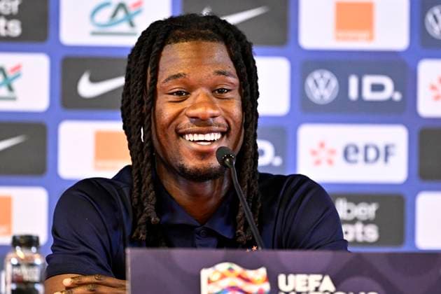 Belgium v France - UEFA Nations League 2026 Media Activities 27 09 2026 BRUSSELS, BELGIUM - SEPTEMBER 27 : Camavinga Eduardo midfielder of France speaking with the media during a pre-match press conference, PK, Pressekonferenz ahead of the UEFA Nations League tournament league phase matchday 2 group A1 match between Belgium and France on September 27, 2026 in Brussels, Belgium, 27 09 2026 Brussels Belgium  Copyright: xTomasxSiskx