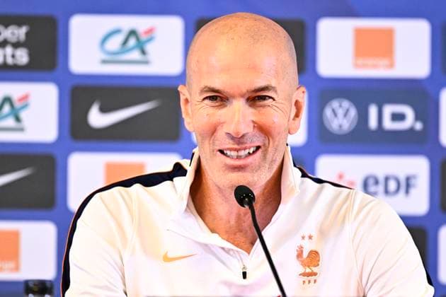 Belgium v France - UEFA Nations League 2026 Media Activities 27 09 2026 BRUSSELS, BELGIUM - SEPTEMBER 27 : Zidane Zinedine head coach of France speaking with the media during a pre-match press conference, PK, Pressekonferenz ahead of the UEFA Nations League tournament league phase matchday 2 group A1 match between Belgium and France on September 27, 2026 in Brussels, Belgium, 27 09 2026 Brussels Belgium  Copyright: xTomasxSiskx