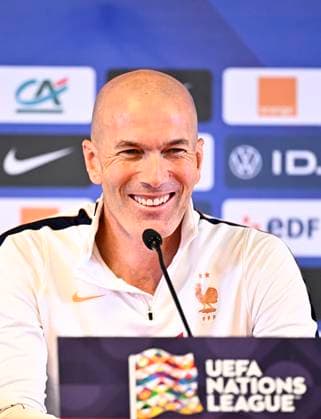 Belgium v France - UEFA Nations League 2026 Media Activities 27 09 2026 BRUSSELS, BELGIUM - SEPTEMBER 27 : Zidane Zinedine head coach of France speaking with the media during a pre-match press conference, PK, Pressekonferenz ahead of the UEFA Nations League tournament league phase matchday 2 group A1 match between Belgium and France on September 27, 2026 in Brussels, Belgium, 27 09 2026 Brussels Belgium  Copyright: xTomasxSiskx