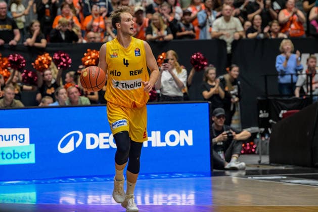 easyCredit Basketball Bundesliga, Matchday 3, Niners Chemnitz vs. Phoenix Hagen, September 27,2026, starting at 4:30 p.m., Chemnitz, Chemnitz Arena. In Photo 04: Bjarne Kraushaar. easyCredit Basketball Bundesliga, Matchday 3, Niners Chemnitz vs. Phoenix Hagen, Chemnitz, Saxony, Germany Copyright: xEHLxMedia MichelxKöhlerx 20262709-Niners-Chemnitz-Phoenix-Hagen_017