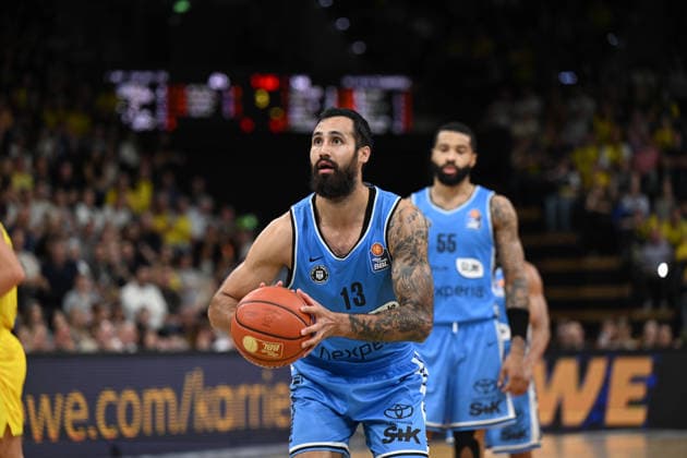 September 27, 2026, GER, Basketball, Bundesliga Matchday 3, 2026–2027 Season, Oldenburg, EWE Arena, EWE Baskets Oldenburg vs. Veolia Towers Hamburg, Martin BREUNING, Veolia Towers Hamburg, 13 on a free throw, Oldenburg, EWE Arena, Lower Saxony, Germany Copyright: xnordphotoxGmbHx xRojahnx