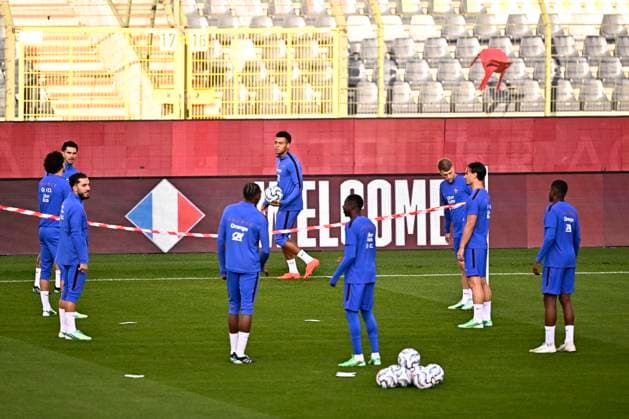 Belgium v France - UEFA Nations League 2026 Media Activities 27 09 2026 BRUSSELS, BELGIUM - SEPTEMBER 27 : players of France pictured during a training session ahead of the UEFA Nations League tournament league phase matchday 2 group A1 match between Belgium and France on September 27, 2026 in Brussels, Belgium, 27 09 2026 Brussels Belgium  Copyright: xTomasxSiskx