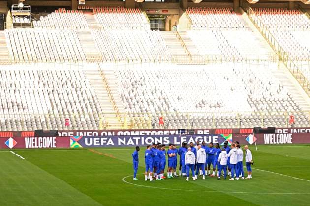 Belgium v France - UEFA Nations League 2026 Media Activities 27 09 2026 BRUSSELS, BELGIUM - SEPTEMBER 27 : players of France pictured during a training session ahead of the UEFA Nations League tournament league phase matchday 2 group A1 match between Belgium and France on September 27, 2026 in Brussels, Belgium, 27 09 2026 Brussels Belgium  Copyright: xTomasxSiskx