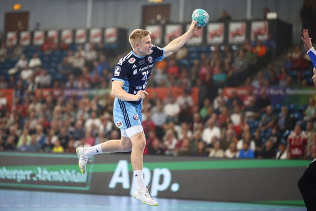 Handball Bundesliga HBL 2026 2027 - 27.09.2026 - Handball Club Hamburg HCH vs HSG Wetzlar . Frederik Bo Andersen ( HC Hamburg )
