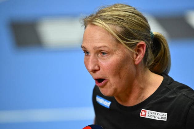 Norway - Denmark, EURO CUP Women 2026 EHF EURO CUP FINALS Helle Thomsen of Denmark reacts during the Euro Cup Women 2026 EHF Euro cups Finals game between Hungary and Romania, September 27, 2026, in Bucharest, Romania. Copyright: xAlexxNicodimx
