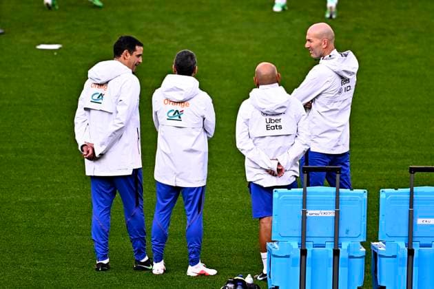 Belgium v France - UEFA Nations League 2026 Media Activities 27 09 2026 BRUSSELS, BELGIUM - SEPTEMBER 27 : Zidane Zinedine head coach of France pictured during a training session ahead of the UEFA Nations League tournament league phase matchday 2 group A1 match between Belgium and France on September 27, 2026 in Brussels, Belgium, 27 09 2026 Brussels Belgium  Copyright: xTomasxSiskx