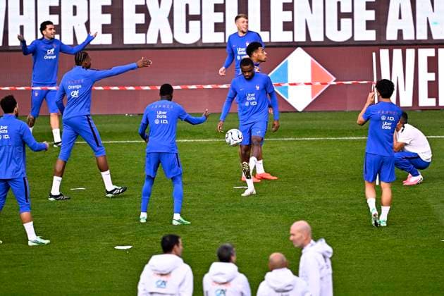 Belgium v France - UEFA Nations League 2026 Media Activities 27 09 2026 BRUSSELS, BELGIUM - SEPTEMBER 27 : players of France pictured during a training session ahead of the UEFA Nations League tournament league phase matchday 2 group A1 match between Belgium and France on September 27, 2026 in Brussels, Belgium, 27 09 2026 Brussels Belgium  Copyright: xTomasxSiskx
