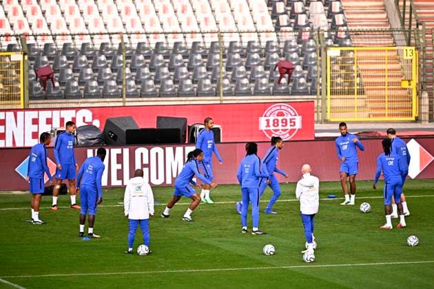 Belgium v France - UEFA Nations League 2026 Media Activities 27 09 2026 BRUSSELS, BELGIUM - SEPTEMBER 27 : players of France pictured during a training session ahead of the UEFA Nations League tournament league phase matchday 2 group A1 match between Belgium and France on September 27, 2026 in Brussels, Belgium, 27 09 2026 Brussels Belgium  Copyright: xTomasxSiskx