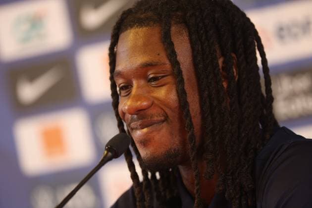 France s Eduardo Camavinga pictured at a press conference, PK, Pressekonferenz of the France national soccer team, in Brussels, on Sunday 27 September 2026. The team is preparing for the second game of the UEFA Nations League against Belgium s Red Devils on Monday. VIRGINIExLEFOUR  x0867966059stx
