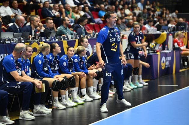 Norway - Denmark, EURO CUP Women 2026 EHF EURO CUP FINALS Ole Gustav Gjekstad of Norway reacts during the Euro Cup Women 2026 EHF Euro cups Finals game between Hungary and Romania, September 27, 2026, in Bucharest, Romania. Copyright: xAlexxNicodimx