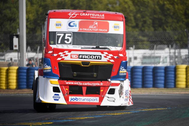 FFSA 24 HEURES CAMIONS 2026 75 ROBINEAU Thomas (fra), Team Robineau, MAN, action, during the 5th round of the Championnat de France FFSA Camions 2026, 24 Heures Camions, from September 26 to 27, 2026 on the Bugatti Circuit, in Le Mans, France - Le MansFrance  Copyright: xRAINIERxEHRHARDTx