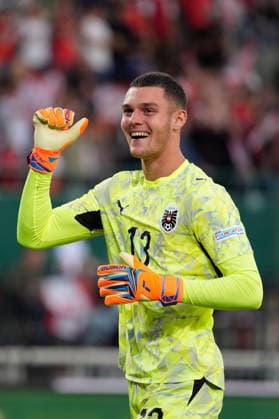 SOCCER - NL, AUT vs KOS VIENNA,AUSTRIA,27.SEP.26 - SOCCER - UEFA Nations League, OEFB international match, Länderspiel, Nationalmannschaft Austria vs Kosovo. Image shows the rejoicing of Christian Zawieschitzky (AUT).  GEPAxpictures xKevinxKada