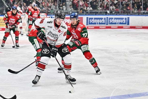 Penny DEL: Augsburger Panther vs. Kölner Haie, September 27, 2026, AUGSBURG, GERMANY September 27: Gregor MACLEOD of the Kölner Haie, No. 89, with the puck during the Penny DEL game between the Augsburger Panther and the Kölner Haie on Matchday 4 at Curt Frenzel Stadium Copyright: xBEAUTIFULxSPORTS Goldbergx