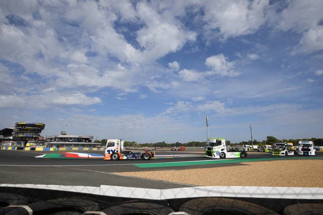 FFSA 24 HEURES CAMIONS 2026 10 HERGOTT AurÃ lien (fra), Team Camions de Course Francilien, DAF, 40 MONTAGNE Lionel (fra), Team Aravi Racing, Renault, action, during the 5th round of the Championnat de France FFSA Camions 2026, 24 Heures Camions, from September 26 to 27, 2026 on the Bugatti Circuit, in Le Mans, France - Le MansFrance  Copyright: xRAINIERxEHRHARDTx