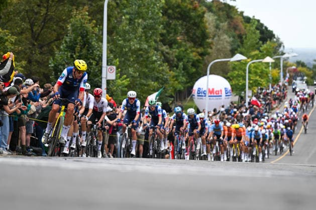 2026 UCI Road World Championships Picture by Zac Williams SWpix.com - 27 09 2026 - Cycling - 2026 UCI Road World Championships - MontrÃ al, Canada - Men Elite Road Race - Bruno Armirail (France) Copyright: x xSWpix.comx(t axPhotographyxHubxLtd)xZacxWilliams SWpix.comx SWP-3521-4870