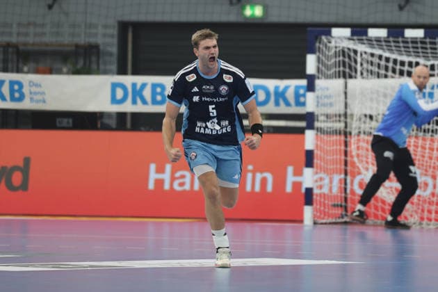 Handball I Men I 2026–2027 Season I Bundesliga I Matchday 6 I Handball Club Hamburg vs. HSG Wetzlar I September 27, 2026 Oliver Norlyk 5, Handball Club Hamburg, Alsterdorfer Sporthalle, Hamburg, Germany Copyright: xLobeca RalfxHomburgx