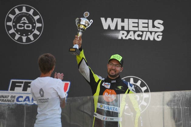 FFSA 24 HEURES CAMIONS 2026 ANDRE Jonathan (fra), Team Lion Truck Racing, MAN, portrait, podium, during the 5th round of the Championnat de France FFSA Camions 2026, 24 Heures Camions, from September 26 to 27, 2026 on the Bugatti Circuit, in Le Mans, France - Le MansFrance  Copyright: xRAINIERxEHRHARDTx