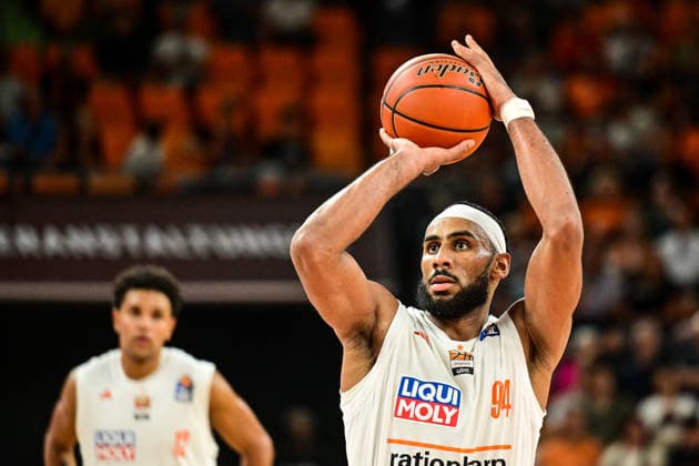September 27, 2026, GER, Basketball, Men s, easycredit Basketball Bundesliga, 2026–2027 Season, Matchday 3, ratiopharm Ulm vs. Fitness First Würzburg Baskets, Armel Traore, Ulm, 94, Free Throw, Neu Ulm, ratiopharm Arena, Bavaria, Germany Copyright: xNordphotox xHafnerx