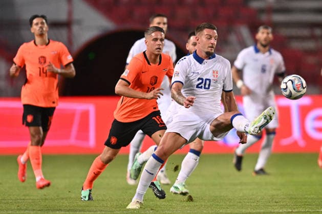 SERBIA vs NETHERLANDS SERGEJ MILINKOVIC SAVIC football Serbia vs Netherlands UEFA Nations league match at Rajko Mitic stadium , Belgrade 27.09.2026 Foto: FOOTBALL, SERBIA, NETHERLANDS, UEFA NATIONS LEAGUE Beograd Rajko Mitic stadium Serbia Copyright: xMarkoxMetlas xMNxPressx