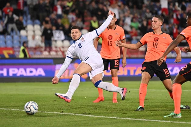 SERBIA vs NETHERLANDS LUKA JOVIC football Serbia vs Netherlands UEFA Nations league match at Rajko Mitic stadium , Belgrade 27.09.2026 Foto: FOOTBALL, SERBIA, NETHERLANDS, UEFA NATIONS LEAGUE Beograd Rajko Mitic stadium Serbia Copyright: xMarkoxMetlas xMNxPressx