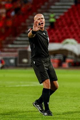 BELGRADE - Referee Szymon Marciniak gestures during the UEFA Nations League match between Serbia and the Netherlands at the Rajko Mitic Stadium on September 27, 2026, in Belgrade, Serbia. MARCEL TER BALS ANP UEFA Nations League 2026 27 xVIxANPxSportx xMarcelxterxBalsxIVx 570426993 originalFilename: 570426993.jpg