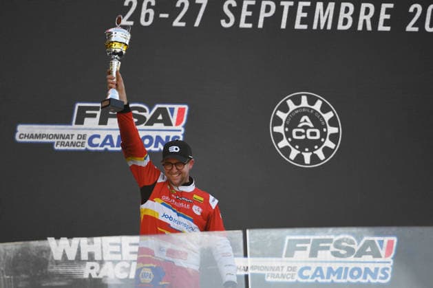FFSA 24 HEURES CAMIONS 2026 ROBINEAU Thomas (fra), Team Robineau, MAN, portrait, podium, during the 5th round of the Championnat de France FFSA Camions 2026, 24 Heures Camions, from September 26 to 27, 2026 on the Bugatti Circuit, in Le Mans, France - Le MansFrance  Copyright: xRAINIERxEHRHARDTx