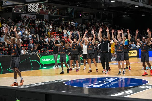 easyCredit Basketball Bundesliga, Matchday 3, Niners Chemnitz vs. Phoenix Hagen, September 27, 2026, starting at 4:30 p.m., Chemnitz, Chemnitz Arena. Pictured: Niners Chemnitz. easyCredit Basketball Bundesliga, Matchday 3, Niners Chemnitz vs. Phoenix Hagen, Chemnitz, Saxony, Germany Copyright: xEHLxMedia MichelxKöhlerx 20262709-Niners-Chemnitz-Phoenix-Hagen_159