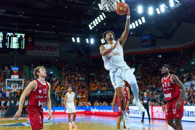 GER, Ratiopharm Ulm vs. Würzburg Baskets, Basketball, 1st Bundesliga, Matchday 3, 2026–2027 Season, September 27, 2026 GER, Ratiopharm Ulm vs. Würzburg Baskets, Basketball, 1st Bundesliga, Matchday 3, 2026–2027 Season, September 27, 2026 Neu Ulm Copyright: xEibner-Pressefoto GeraldxOelze-dexStoppanyx EP_ODS